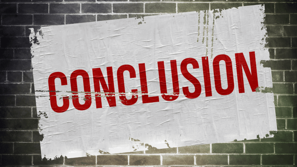conclusionの文字