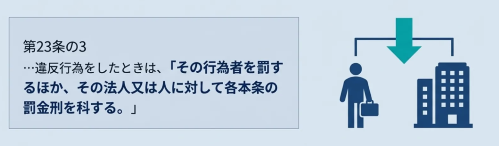 第23条改定、両罰規定